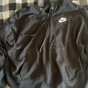 Nike cropped zip up